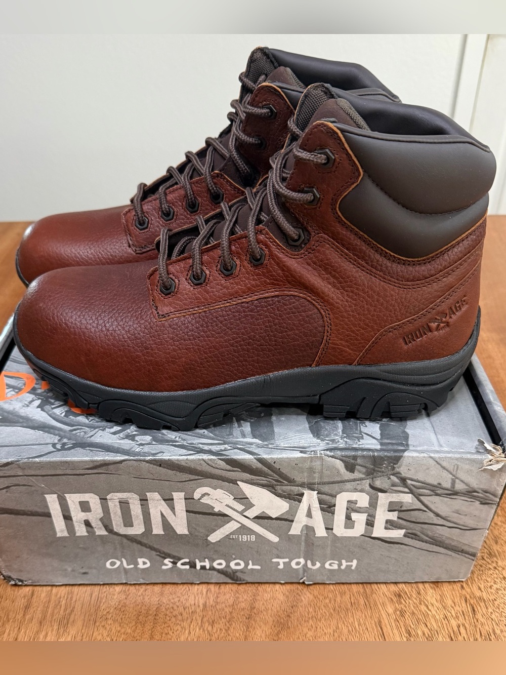 Iron Age - Men’s Trencher 6” Work Boot | Brown & Black | Size 11 M [Brand New]